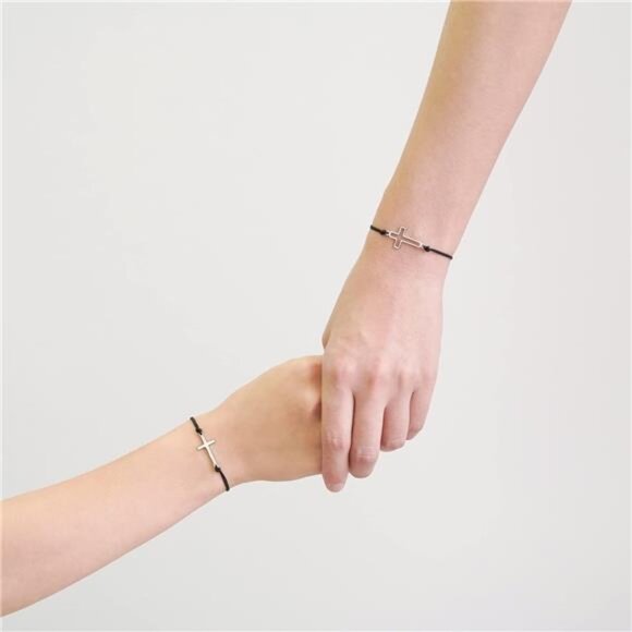 Pinky Promise Matching Relationship Bracelets For Friends Couple Family - Picture 6 of 8